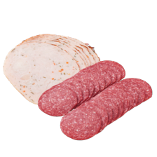 Kipfilet tuinkruiden of rundersalami